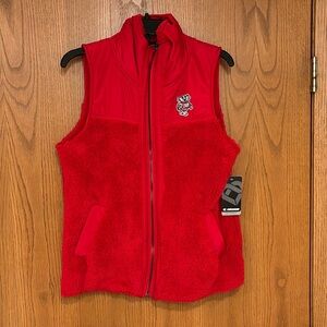 Wisconsin Colosseum Women's Red Fleece Vest